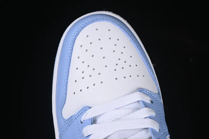 All categories Air Jordan Jordan series basketball shoes Air Jordan 1 Low Air Jordan 1 Low AJ1 Joe 1 white and blue low-top cultural and leisure sports sneakers DC0774-142